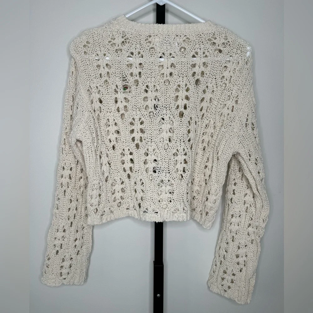 Zara Kids Floral Embroidered Sweater